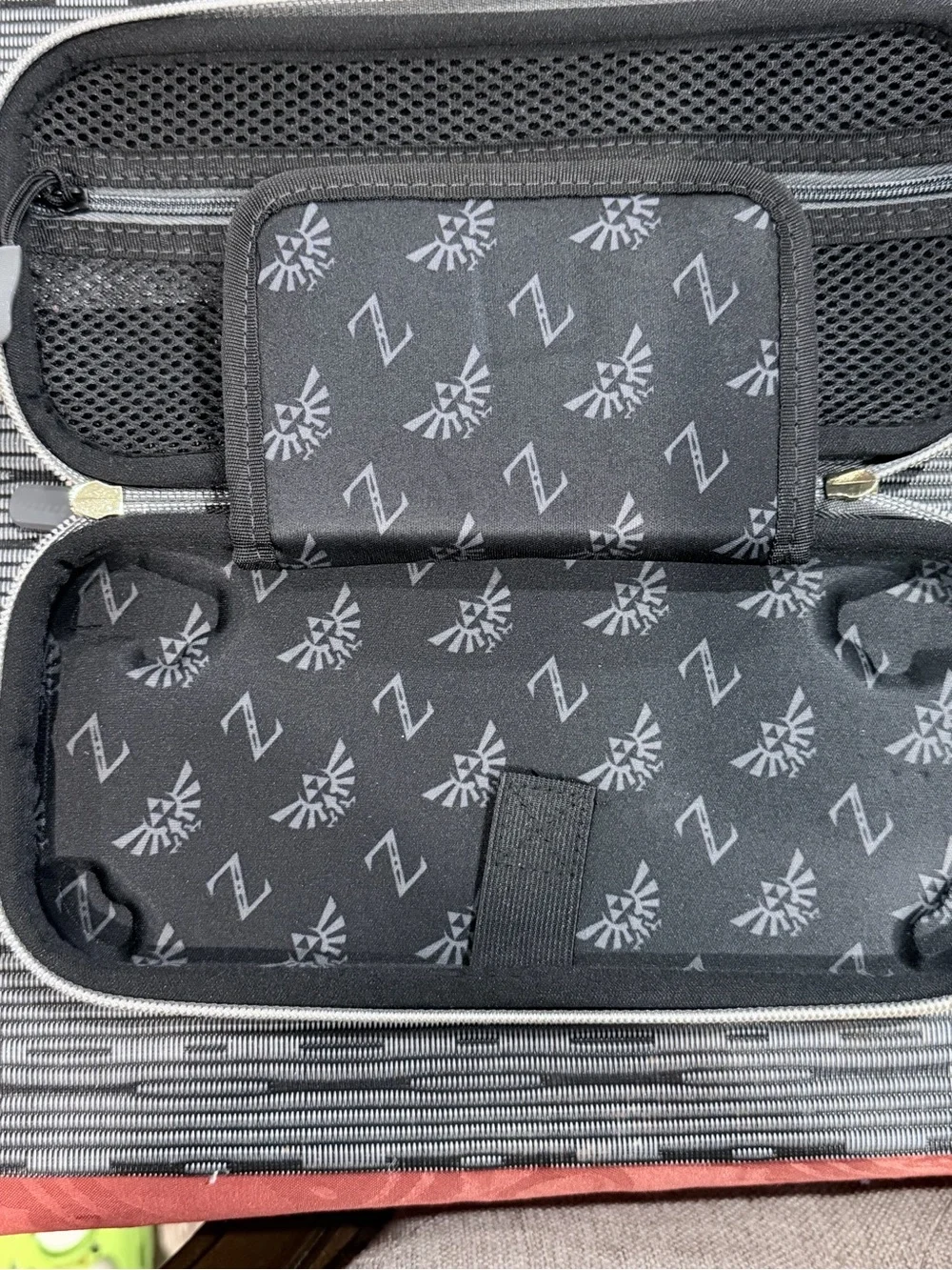 Black Travel Case with Gold Emblem